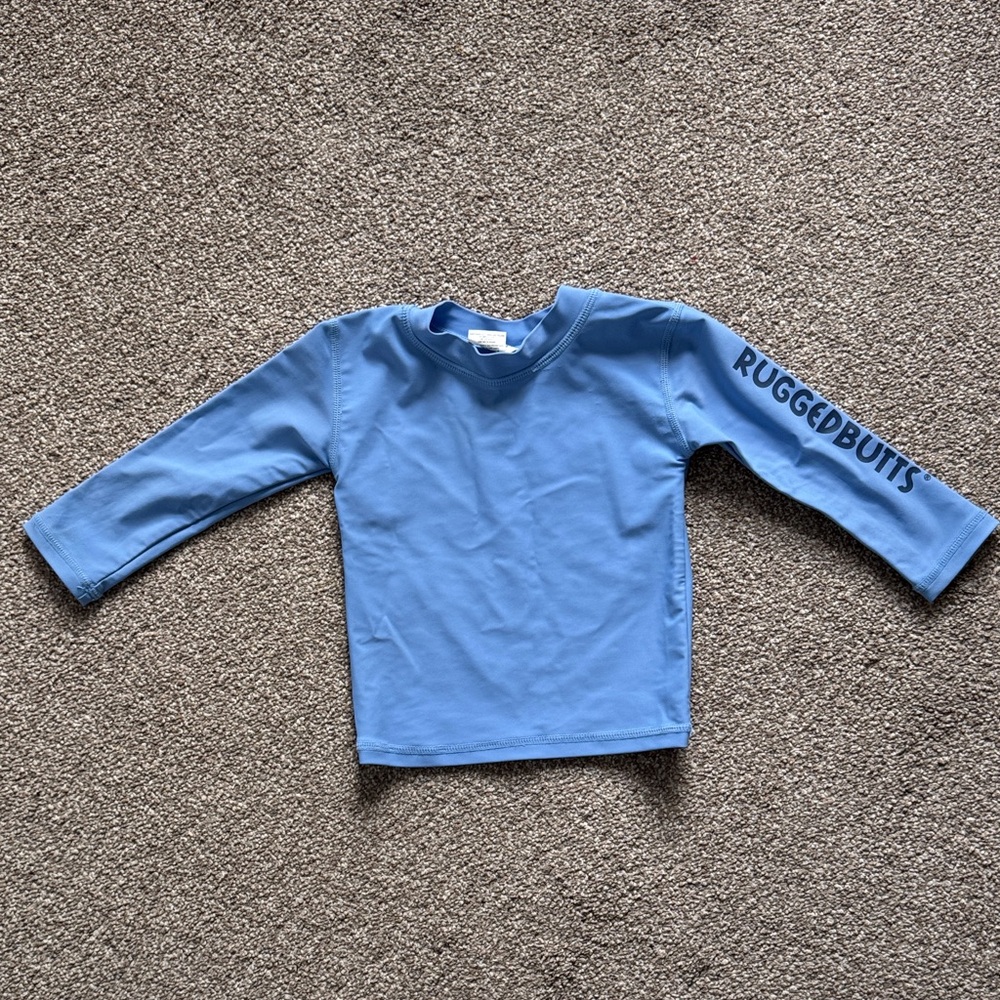 RuggedButts Long Sleeve Rash Guard - Size 12-18M